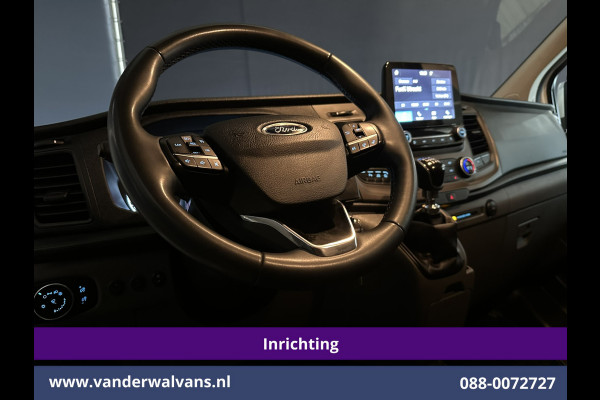 Ford Transit Custom 2.0 TDCI L1H1 Inrichting Euro6 Airco | Camera | LED | Cruisecontrol | Android Auto Stoelverwarming, Verwarmde voorruit, Parkeersensoren, Bijrijdersbank, 2500kg Trekhaak
