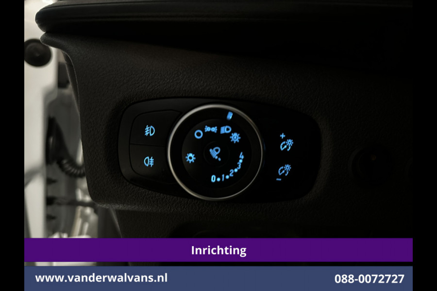 Ford Transit Custom 2.0 TDCI L1H1 Inrichting Euro6 Airco | Camera | LED | Cruisecontrol | Android Auto Stoelverwarming, Verwarmde voorruit, Parkeersensoren, Bijrijdersbank, 2500kg Trekhaak