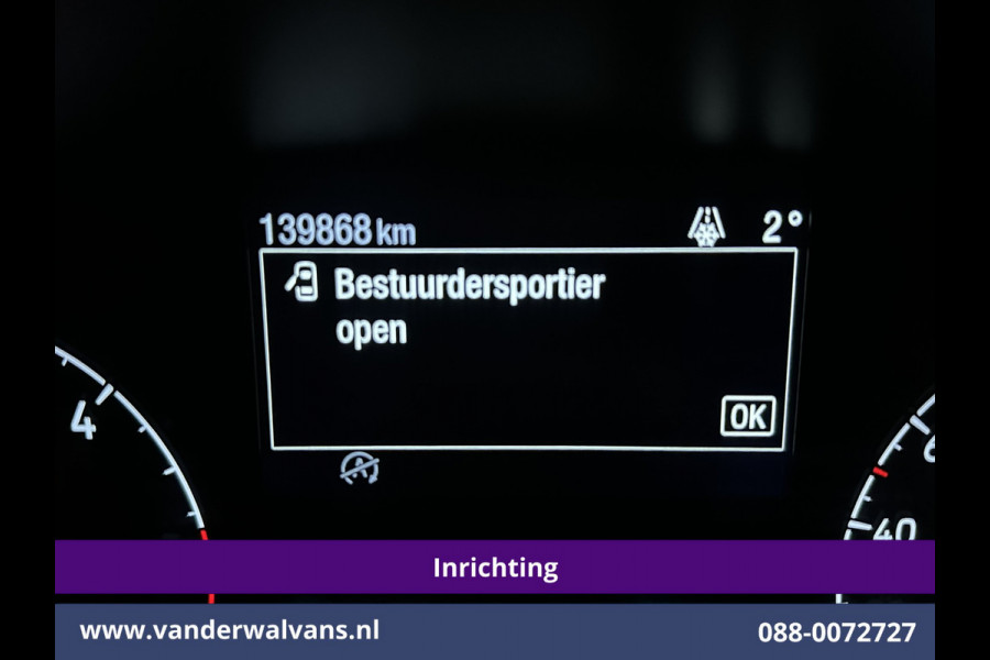 Ford Transit Custom 2.0 TDCI L1H1 Inrichting Euro6 Airco | Camera | LED | Cruisecontrol | Android Auto Stoelverwarming, Verwarmde voorruit, Parkeersensoren, Bijrijdersbank, 2500kg Trekhaak