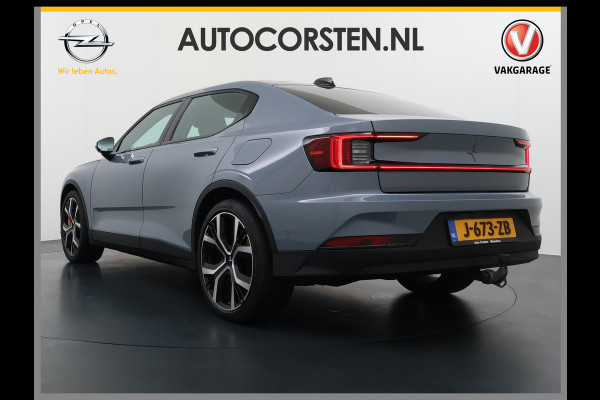 Polestar 2 PERFORMANCE LR AWD 78kWh Trekhaak Adap.Cruise Pano-Dak Harman&Kardon®-Audio Navi Ecc Apple Carplay Android Auto 360°Camera Dual  SOH 91% 4WD Stuur-Stoel-Achterbankverwarming Elek.Achterklep Privacy Glas Lmv 20" Led Dodehoekdetectie Rijstrooksensor Wifi 1e Eigenaar Volledig Dealeronderhouden Origineel Nederlandse Auto 1500kg Trekvermogen!