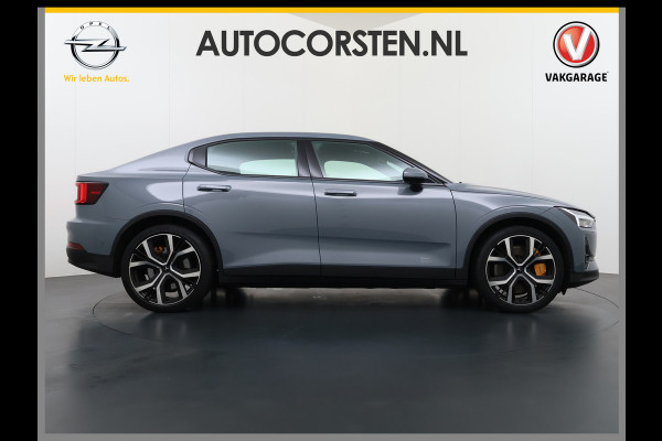 Polestar 2 PERFORMANCE LR AWD 78kWh Trekhaak Adap.Cruise Pano-Dak Harman&Kardon®-Audio Navi Ecc Apple Carplay Android Auto 360°Camera Dual  SOH 91% 4WD Stuur-Stoel-Achterbankverwarming Elek.Achterklep Privacy Glas Lmv 20" Led Dodehoekdetectie Rijstrooksensor Wifi 1e Eigenaar Volledig Dealeronderhouden Origineel Nederlandse Auto 1500kg Trekvermogen!