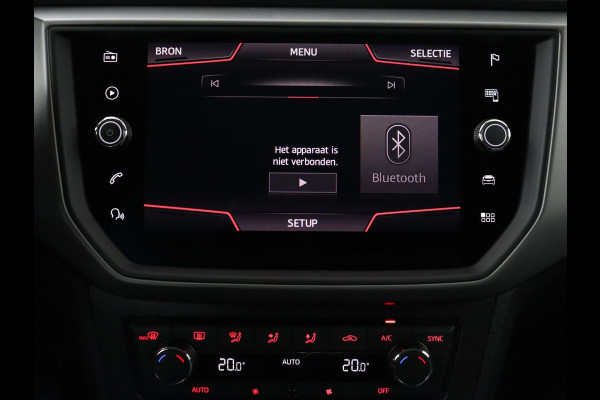 Seat Ibiza 1.0 TSI Style Intens | 76.600km NAP | Carplay | Trekhaak | Camera | Adaptive cruise | Climate control | Navigatie | Parkeerhulp | Bluetooth | Getint glas