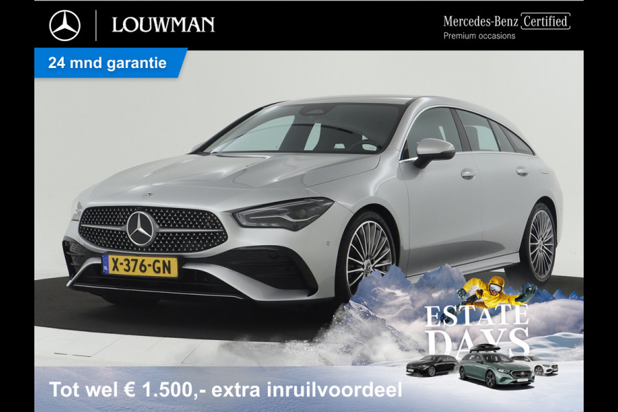 Mercedes-Benz CLA-Klasse Shooting Brake 180 AMG Sportpakket | Keyless Go | Sfeerverlichting | Car Play | Stoelverwarming | Parkeerpakket met Camera | Inclusief 24 maanden Mercedes-Benz Certified garantie voor Europa.