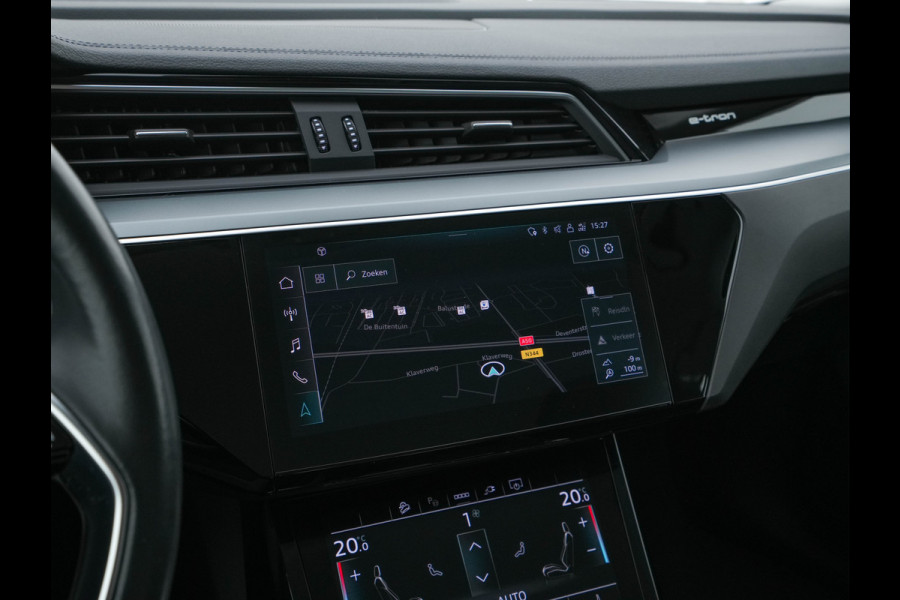 Audi e-tron 55 quattro Advanced edition Plus 95 kWh [3-Fase] {SOH-93%} (INCL-BTW) Aut.*LEATHER | ADAPTIVE-CRUISE | FULL-LED | DIGI-COCKPIT | KEYLESS | MEMORY-PACK | CAMERA | NAVI-FULLMAP | SHIFT-PADDLES | DAB+ | HEATED-COMFORTSEATS | DRIVE-SELECT | 20''AL