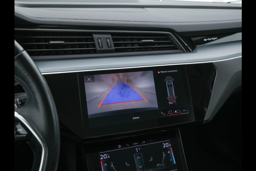 Audi e-tron 55 quattro Advanced edition Plus 95 kWh [3-Fase] {SOH-93%} (INCL-BTW) Aut.*LEATHER | ADAPTIVE-CRUISE | FULL-LED | DIGI-COCKPIT | KEYLESS | MEMORY-PACK | CAMERA | NAVI-FULLMAP | SHIFT-PADDLES | DAB+ | HEATED-COMFORTSEATS | DRIVE-SELECT | 20''AL
