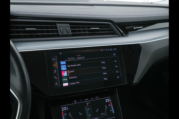 Audi e-tron 55 quattro Advanced edition Plus 95 kWh [3-Fase] {SOH-93%} (INCL-BTW) Aut.*LEATHER | ADAPTIVE-CRUISE | FULL-LED | DIGI-COCKPIT | KEYLESS | MEMORY-PACK | CAMERA | NAVI-FULLMAP | SHIFT-PADDLES | DAB+ | HEATED-COMFORTSEATS | DRIVE-SELECT | 20''AL