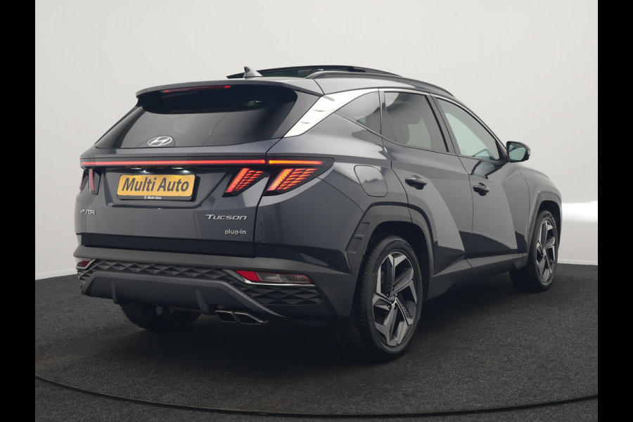 Hyundai Tucson 1.6 T-GDI Premium 4WD Plug In Hybrid 266pk Dealer O.H. PHEV | Trekhaak Afn. | Panodak | 360 Camera | Adaptive Cruise | Krell | Lederen Sportstoelen Memory & Ventilatie | Apple Carplay | Keyless | Stoelen & Stuur Verwarmd | Virtual | DAB |
