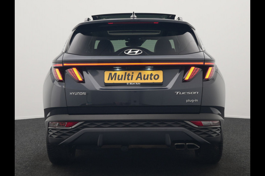 Hyundai Tucson 1.6 T-GDI Premium 4WD Plug In Hybrid 266pk Dealer O.H. PHEV | Trekhaak Afn. | Panodak | 360 Camera | Adaptive Cruise | Krell | Lederen Sportstoelen Memory & Ventilatie | Apple Carplay | Keyless | Stoelen & Stuur Verwarmd | Virtual | DAB |