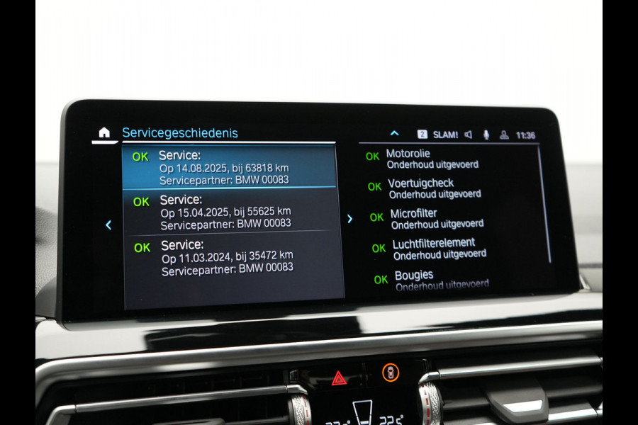 BMW X3 xDrive30e Business Edition Plus Plug In Hybrid 293pk FACELIFT Dealer O.H. PHEV | Trekhaak Af Fabriek | Panodak | Adaptive Cruise | Head Up | Laser LED | Camera | Lederen Sportstoelen & Stuur Verwarmd | Sfeerverlichting | Apple Carplay | Virtual | Keyless | DAB |