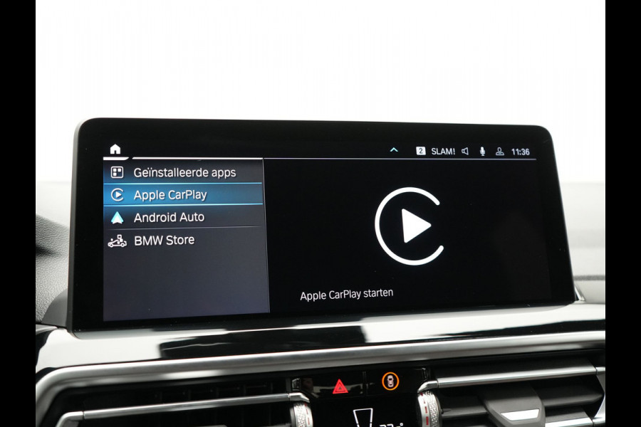 BMW X3 xDrive30e Business Edition Plus Plug In Hybrid 293pk FACELIFT Dealer O.H. PHEV | Trekhaak Af Fabriek | Panodak | Adaptive Cruise | Head Up | Laser LED | Camera | Lederen Sportstoelen & Stuur Verwarmd | Sfeerverlichting | Apple Carplay | Virtual | Keyless | DAB |