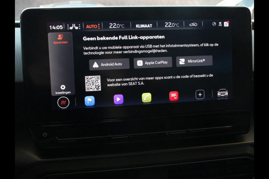 Seat Leon 1.0 eTSI 110pk Automaat Style Navigatie Apple Carplay/ Android Auto Camera Parkeersensoren Stoel- en stuurverwarming Cruise Control Virtual Cockpit Climate Control