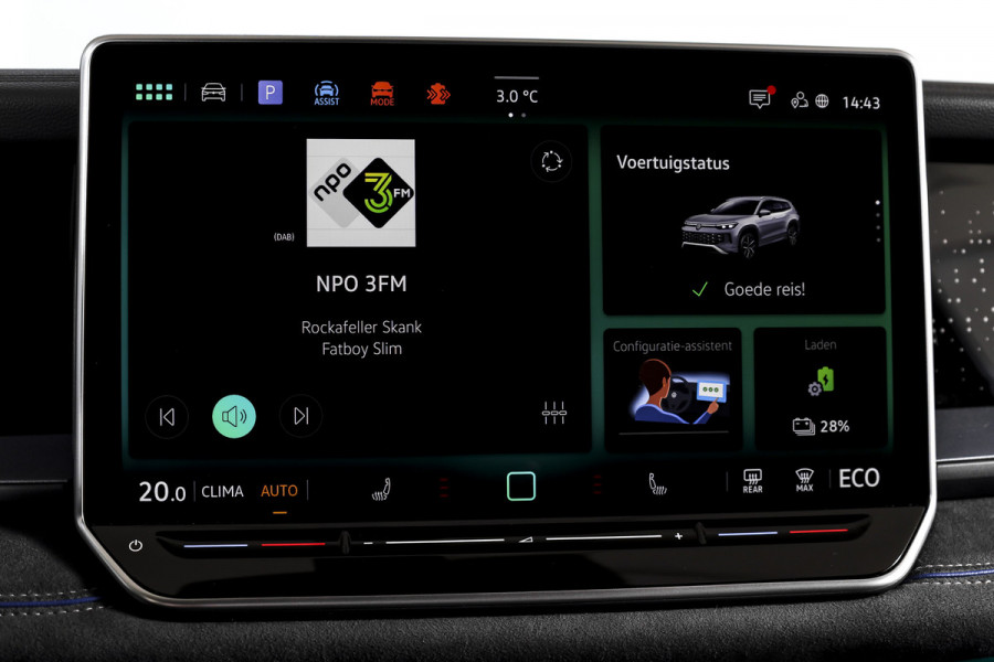 Volkswagen Tayron 1.5 eHybrid 272 PK R-Line Edition | Black Style Pakket | S/K-Panodak | Dig. Cockpit | Adapt. Cruise | Stoel-+Stuurverw. | Camera | App. Connect | ECC | Elek. Klep | LM 20" |