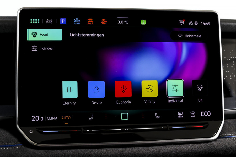 Volkswagen Tayron 1.5 eHybrid 272 PK R-Line Edition | Black Style Pakket | S/K-Panodak | Dig. Cockpit | Adapt. Cruise | Stoel-+Stuurverw. | Camera | App. Connect | ECC | Elek. Klep | LM 20" |