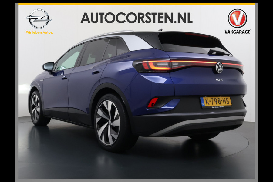 Volkswagen ID.4 First 82kWh SOH 93% Warmtepomp Trekhaak Adap.Cruise Navi Ecc Camera Apple Carplay Android Auto Pdc Lmv  20" Privacy Glas Led Rijstrooksensor Stuur+Stoelverwarming Origineel Nederlandse Auto