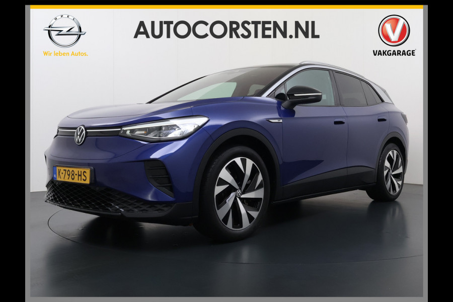 Volkswagen ID.4 First 82kWh SOH 93% Warmtepomp Trekhaak Adap.Cruise Navi Ecc Camera Apple Carplay Android Auto Pdc Lmv  20" Privacy Glas Led Rijstrooksensor Stuur+Stoelverwarming Origineel Nederlandse Auto
