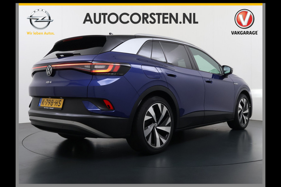 Volkswagen ID.4 First 82kWh SOH 93% Warmtepomp Trekhaak Adap.Cruise Navi Ecc Camera Apple Carplay Android Auto Pdc Lmv  20" Privacy Glas Led Rijstrooksensor Stuur+Stoelverwarming Origineel Nederlandse Auto