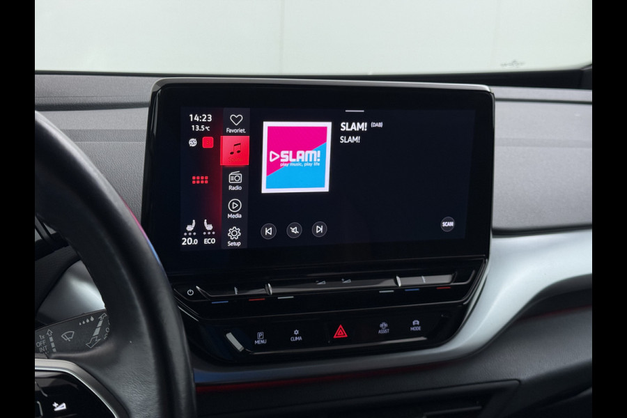 Volkswagen ID.4 First 82kWh SOH 93% Warmtepomp Trekhaak Adap.Cruise Navi Ecc Camera Apple Carplay Android Auto Pdc Lmv  20" Privacy Glas Led Rijstrooksensor Stuur+Stoelverwarming Origineel Nederlandse Auto