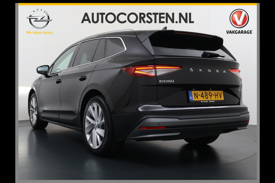 Škoda ENYAQ iV 80 Adap.Cruise SOH 92% Panodak 360°Camera Apple Carplay Android Auto Navi Ecc PDC Matrix Led Lmv Stoel+Stuurverwarming Mirrorlink Keyless advanced Rijstrooksensor Assistentie Pakket Comfort-pakket 1e Eigenaar Origineel Nederlandse Auto