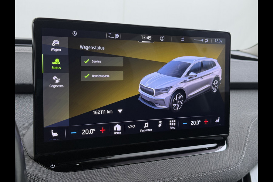 Škoda ENYAQ iV 80 Adap.Cruise SOH 92% Panodak 360°Camera Apple Carplay Android Auto Navi Ecc PDC Matrix Led Lmv Stoel+Stuurverwarming Mirrorlink Keyless advanced Rijstrooksensor Assistentie Pakket Comfort-pakket 1e Eigenaar Origineel Nederlandse Auto