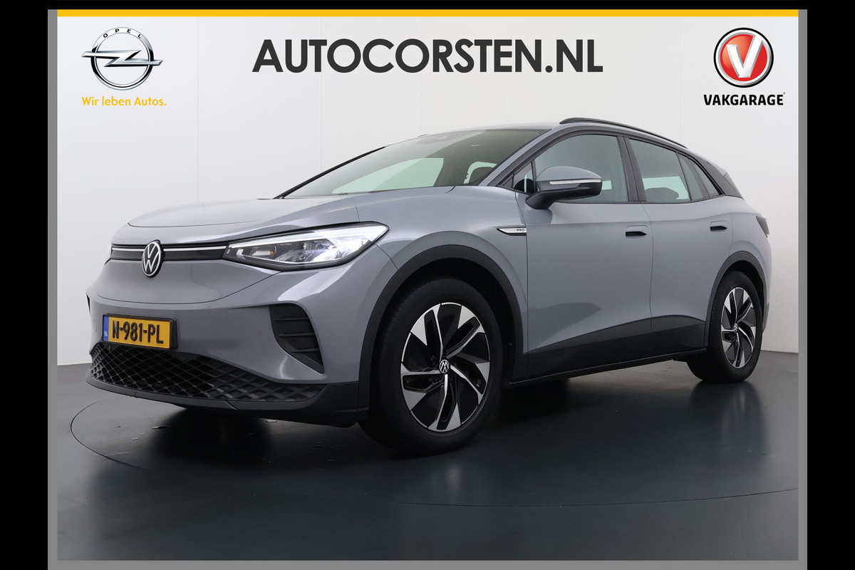Volkswagen ID.4 Pro 82kWh SOH 91% ErgoActive Comfort Stoelen+Memory Adap.Cruise Navi Ecc Apple Carplay Android Auto Pdc Stuur+Stoelverwarming Lmv 19" Bluetooth Rijstrooksensor Style-pakket Elek.Stoelen 1e Eigenaar Origineel Nederlandse Auto