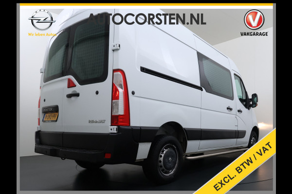 Renault Master T35 2.3DCI L2H2 3-Persoons 2X Schuifdeur Airco Camera Cruise Control Pdc Betonplex Vloer Wandbetimmering Schuifdeuren Achterdeuren Sidebars Euro 6 Origineel Nederlandse Auto