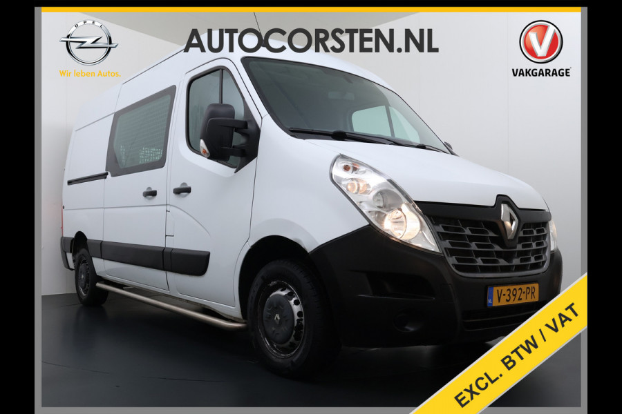 Renault Master T35 2.3DCI L2H2 3-Persoons 2X Schuifdeur Airco Camera Cruise Control Pdc Betonplex Vloer Wandbetimmering Schuifdeuren Achterdeuren Sidebars Euro 6 Origineel Nederlandse Auto