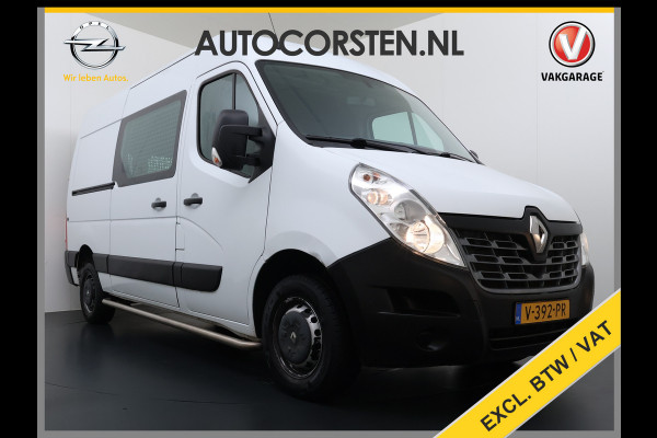 Renault Master T35 2.3DCI L2H2 3-Persoons 2X Schuifdeur Airco Camera Cruise Control Pdc Betonplex Vloer Wandbetimmering Schuifdeuren Achterdeuren Sidebars Euro 6 Origineel Nederlandse Auto