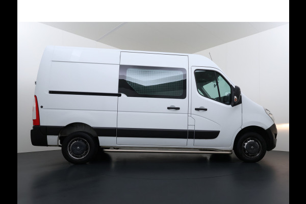 Renault Master T35 2.3DCI L2H2 3-Persoons 2X Schuifdeur Airco Camera Cruise Control Pdc Betonplex Vloer Wandbetimmering Schuifdeuren Achterdeuren Sidebars Euro 6 Origineel Nederlandse Auto