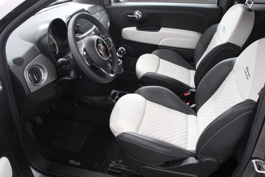 Fiat 500C 1.0 Hybrid Dolcevita | Lederen Bekleding | Cruise Control | Climate Control  | Parkeersensoren Achter | DAB | Lichtmetalen Velgen