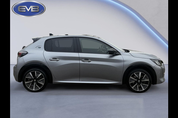 Peugeot e-208 EV GT Première 50 kWh, Panoramadak, achteruitrijcamera, stoelverwarming, 1/2 lederen sportinterieur, 17 inch