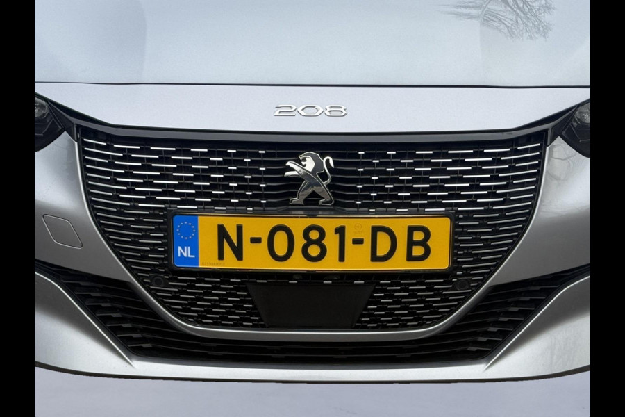 Peugeot e-208 EV GT Première 50 kWh, Panoramadak, achteruitrijcamera, stoelverwarming, 1/2 lederen sportinterieur, 17 inch