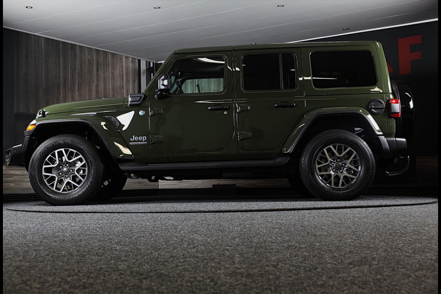 Jeep Wrangler UNLIMITED 4xe 380 80th Anniversary / Acc / 360 Camera / Dode Hoek / Leder / Navi / Ecc / Elek Pakket / Xenon / Pdc