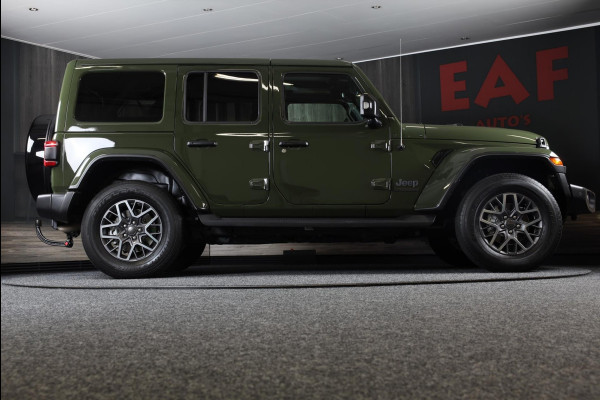 Jeep Wrangler UNLIMITED 4xe 380 80th Anniversary / Acc / 360 Camera / Dode Hoek / Leder / Navi / Ecc / Elek Pakket / Xenon / Pdc