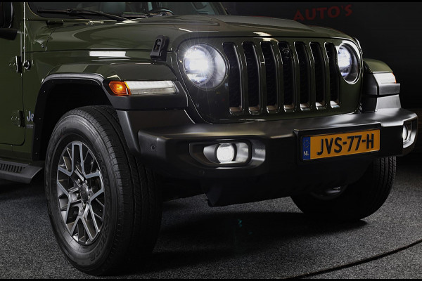 Jeep Wrangler UNLIMITED 4xe 380 80th Anniversary / Acc / 360 Camera / Dode Hoek / Leder / Navi / Ecc / Elek Pakket / Xenon / Pdc