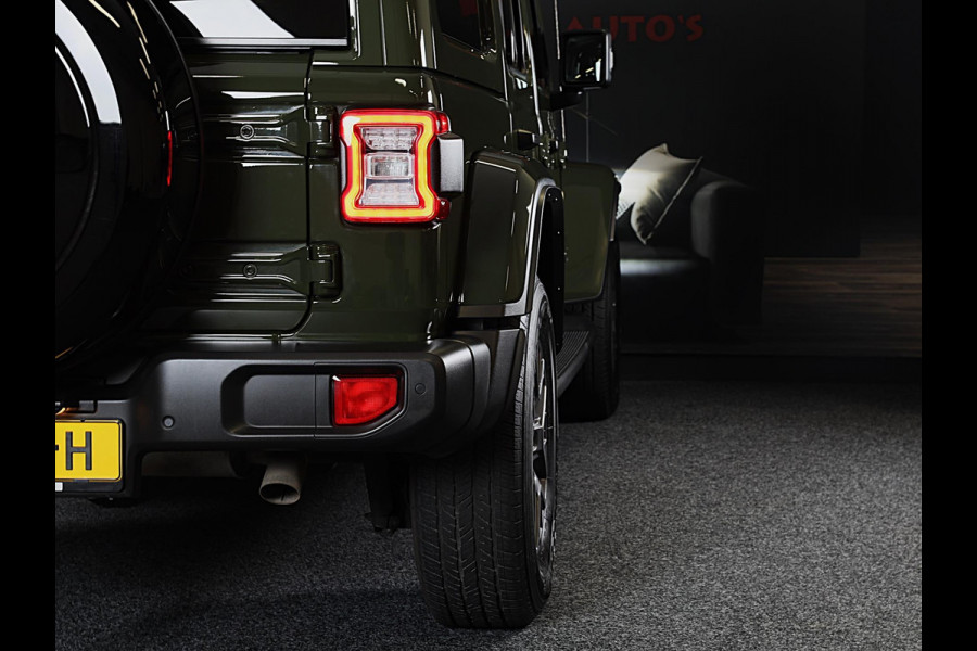 Jeep Wrangler UNLIMITED 4xe 380 80th Anniversary / Acc / 360 Camera / Dode Hoek / Leder / Navi / Ecc / Elek Pakket / Xenon / Pdc
