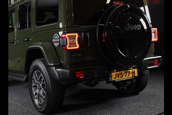 Jeep Wrangler UNLIMITED 4xe 380 80th Anniversary / Acc / 360 Camera / Dode Hoek / Leder / Navi / Ecc / Elek Pakket / Xenon / Pdc