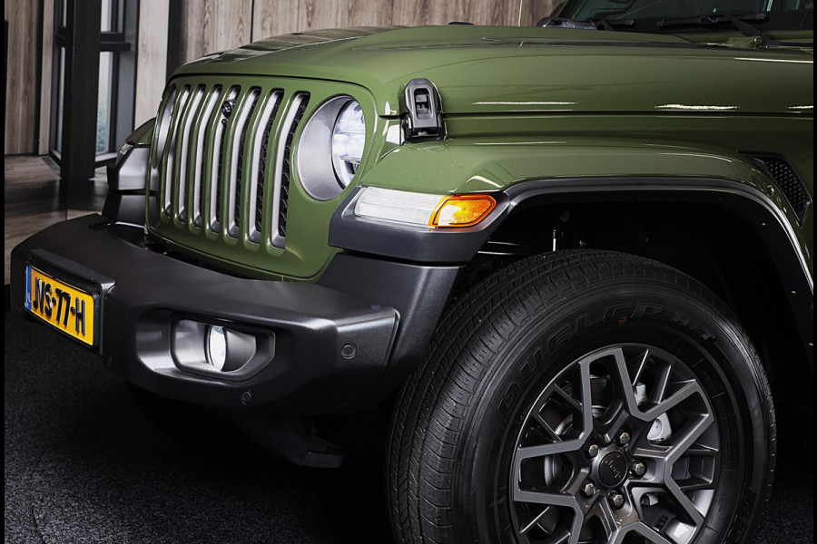 Jeep Wrangler UNLIMITED 4xe 380 80th Anniversary / Acc / 360 Camera / Dode Hoek / Leder / Navi / Ecc / Elek Pakket / Xenon / Pdc