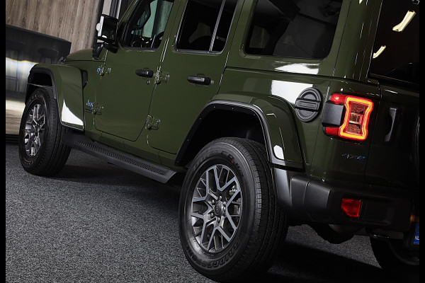 Jeep Wrangler UNLIMITED 4xe 380 80th Anniversary / Acc / 360 Camera / Dode Hoek / Leder / Navi / Ecc / Elek Pakket / Xenon / Pdc