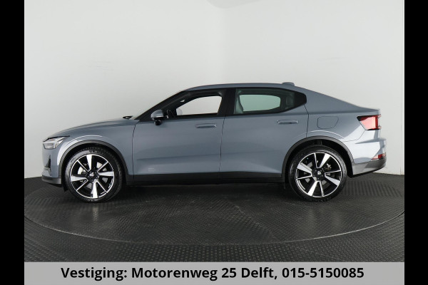 Polestar 2 LONG RANGE 78 kWh ACCU 90% GARANTIE 2032 !* RANGE TOT 561 KM WLTP.  PARKEERSENSOREN V+A . STOELVERWARMING . FULL MAP NAV . STOELPROFIELEN . CAMERA