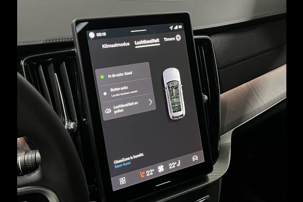 Volvo XC90 2.0 T8 Plug-in hybrid AWD Ultra Dark Luchtvering | Massage | Bowers & Wilkins | Trekhaak | Adapt. Cruise | Stoelventilatie | 22" wielen | 360 camera | Head-up