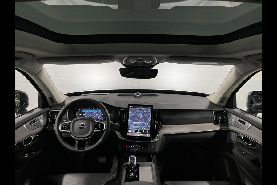 Volvo XC90 2.0 T8 Plug-in hybrid AWD Ultra Dark Luchtvering | Massage | Bowers & Wilkins | Trekhaak | Adapt. Cruise | Stoelventilatie | 22" wielen | 360 camera | Head-up