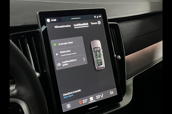 Volvo XC90 2.0 T8 Plug-in hybrid AWD Ultra Dark Luchtvering | Massage | Bowers & Wilkins | Trekhaak | Adapt. Cruise | Stoelventilatie | 22" wielen | 360 camera | Head-up