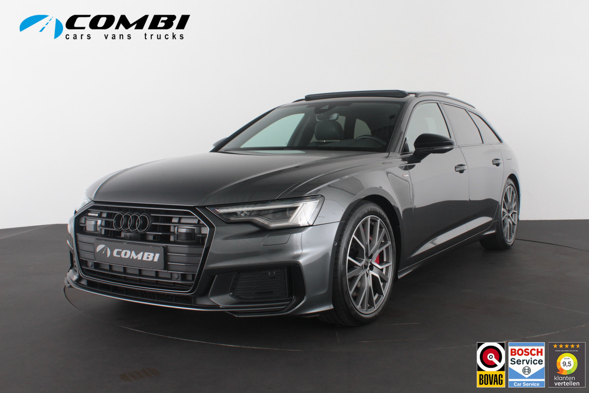 Audi A6 Avant 55 TFSI e quattro S line edition Competition > 368pk/Leer/Pano.Schuif/360°/Black optic/Daytona gray