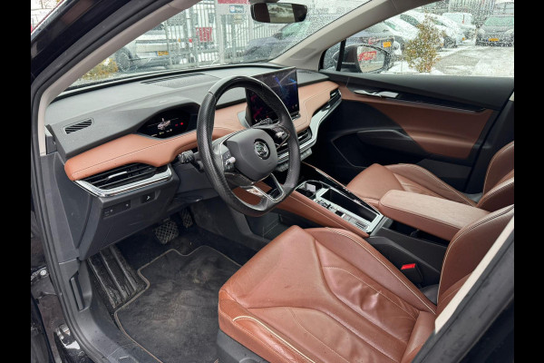 Škoda ENYAQ iV 80 | Pano | Trekhaak | Full leder | Stoel + stuurverw