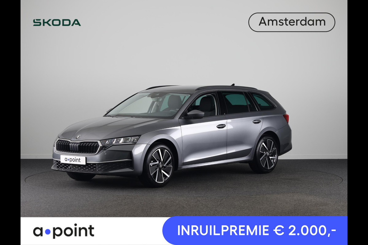 Škoda Octavia Combi Business Edition m-HEV 1.5 TSI 115 pk 7 versn. DSG | Sunset | Wegklapbare trekhaak | 18 inch lichtmetalen velgen Vega Aero zwart