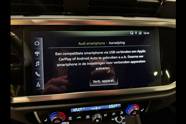 Audi Q3 35 TFSI 150PK Pro Line, S-Tronic, Virtual, Matrix, Apple Carplay, ACC, Blind Spot, Trekhaak, Voll Led, Voll Onderhouden