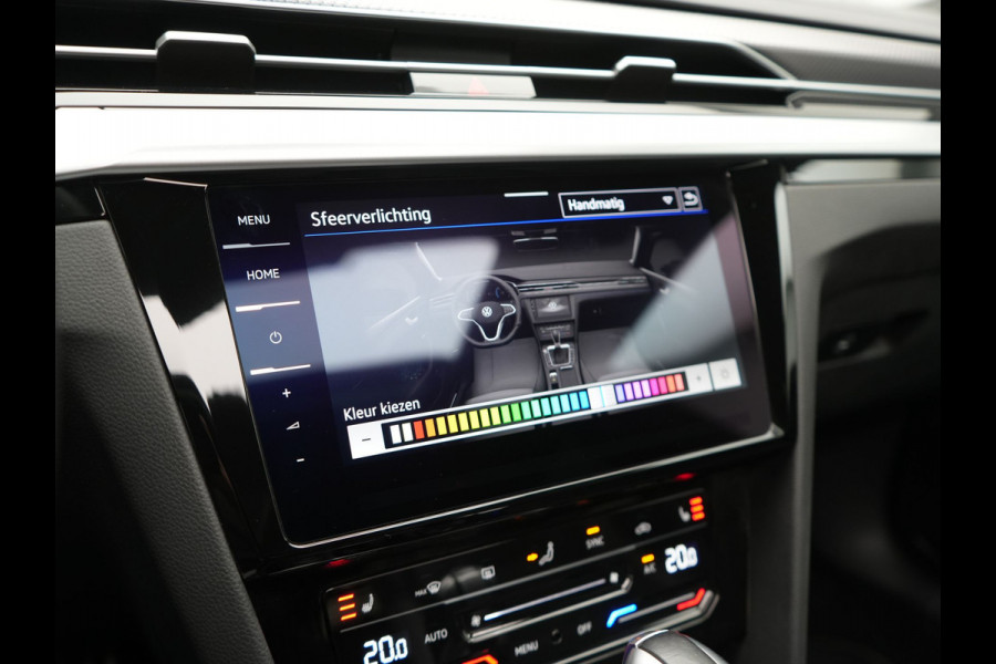 Volkswagen Arteon Shooting Brake 1.4 TSI eHybrid R-Line Business+ Plug In Hybrid 218pk Dealer O.H PHEV | Panodak | Trekhaak af Fabriek | Adaptive Cruise |  Lederen Sportstoelen Massage & Memory | 360 Camera | Head Up | Stuurverwarming | Virtual | BLIS |