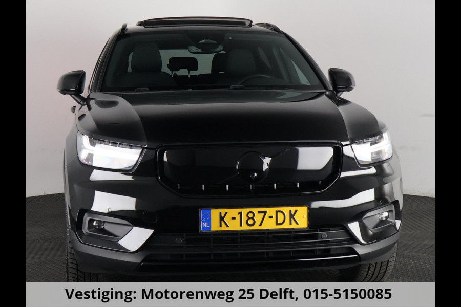 Volvo XC40 P8 AWD R-DESIGN ACCU SOH 93% GARANTIE 11-2030* BEREIK 462 KM WLTP. NL AUTO. BIJNA 2021.PARKEERSENSOREN V+A . 360 CAMERA V+A . APPLE CARPLAY & ADNROID AUTO . STOEL -EN STUURVERWARMING