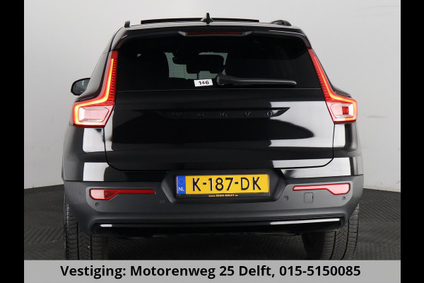 Volvo XC40 P8 AWD R-DESIGN ACCU SOH 93% GARANTIE 11-2030* BEREIK 462 KM WLTP. NL AUTO. BIJNA 2021.PARKEERSENSOREN V+A . 360 CAMERA V+A . APPLE CARPLAY & ADNROID AUTO . STOEL -EN STUURVERWARMING