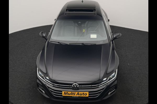 Volkswagen Arteon Shooting Brake 1.4 TSI eHybrid R-Line Business+ Plug In Hybrid 218pk Dealer O.H PHEV | Panodak | Trekhaak af Fabriek | Adaptive Cruise |  Lederen Sportstoelen Massage & Memory | 360 Camera | Head Up | Stuurverwarming | Virtual | BLIS |